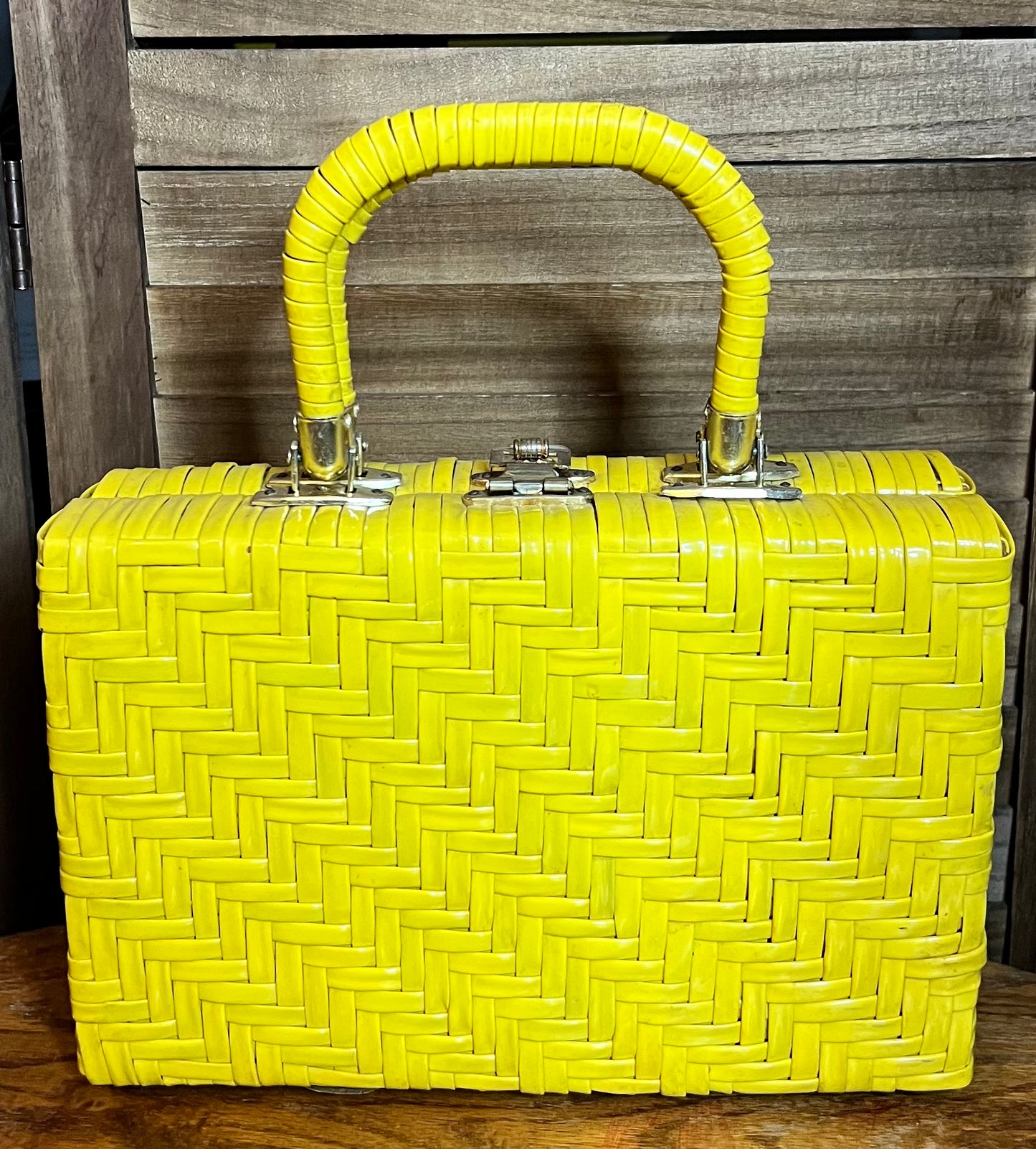 Vintage Lorna Lasco Wicker Bag