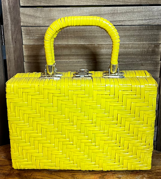 Vintage Lorna Lasco Wicker Bag